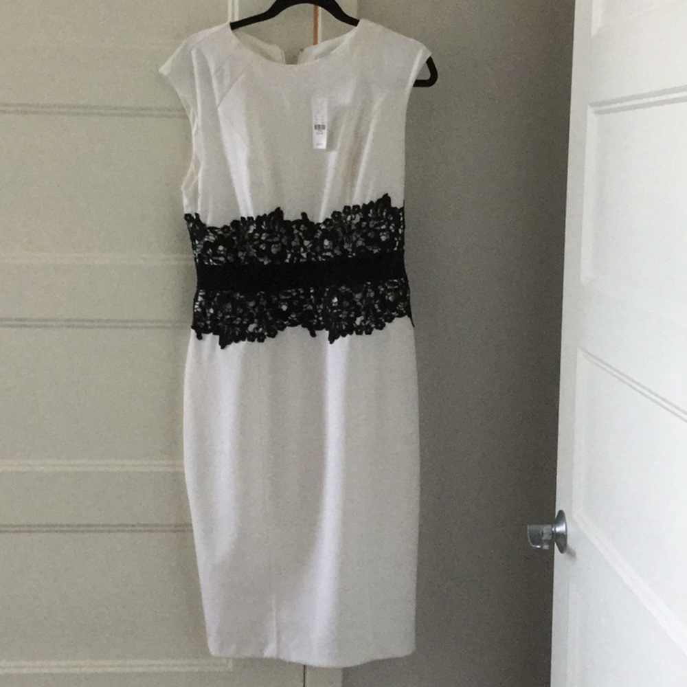 Black and white dress